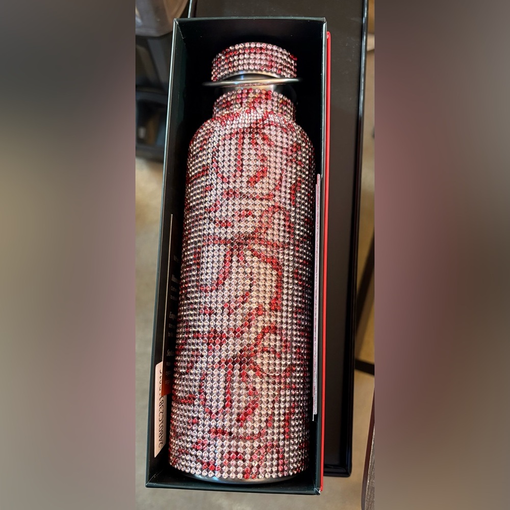 ❤️❤️TOMO Water Bottle Pink & Red Ribbons❤️❤️
